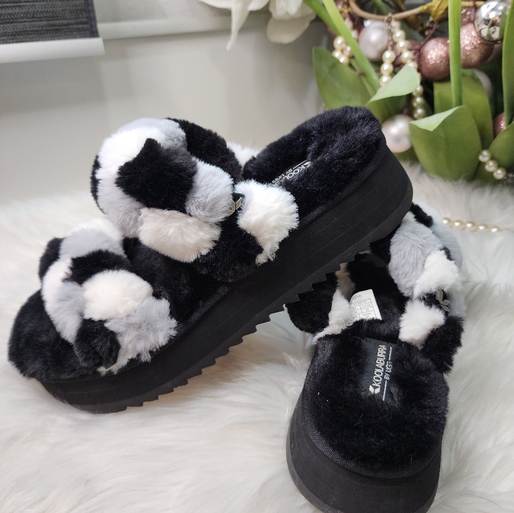 Koolaburra by UGG Women's YA-Baby Slide Sandal Rosette new - Picture 9 of 10